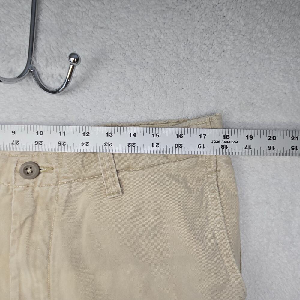 VTG Abercrombie Fitch Pants Officer Chino Men 34x30 Khaki Drawstring Preppy Y2k - Picture 8 of 16